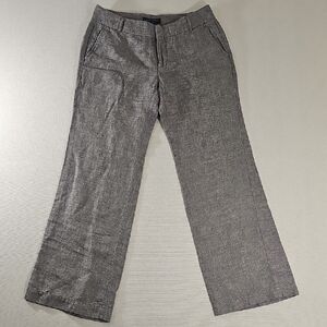 Banana Republic Women's Brown And Beige Flare Pants Size 4p